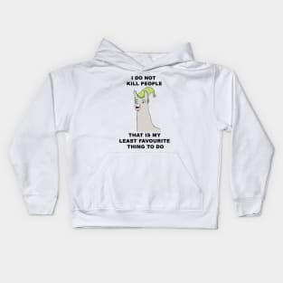 I do not kill people Kids Hoodie